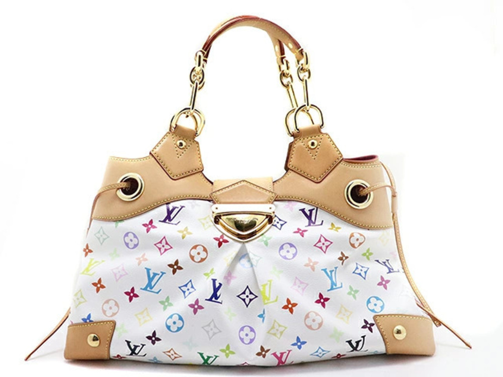Louis Vuitton Ursula Tote Bag Multicolor Blanc White